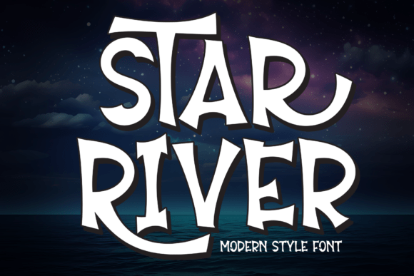 Discover the Magic of the Star River Typeface