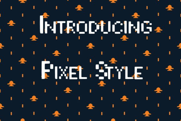 Discover the Pixel Style Font for Digital Art