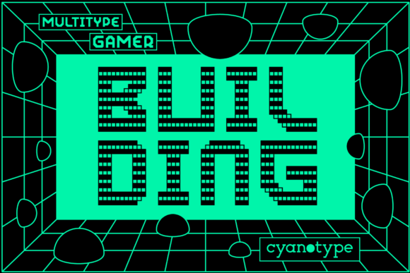 Gamer Building: A Pixel Font for Modern Design