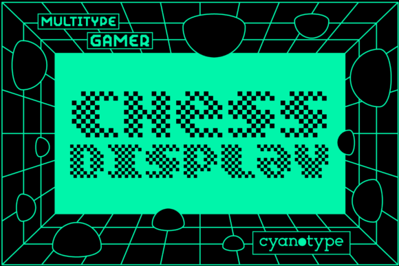 Gamer Chess: The Pixelated Display Font for Bold Designs