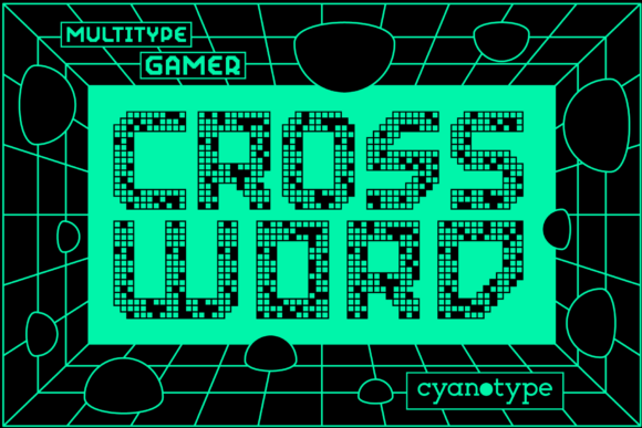 Gamer Crossword: A Pixel Font for Modern Design