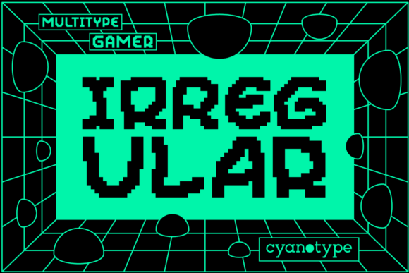 Gamer Irregular: Add Pixelated Edge to Your Designs