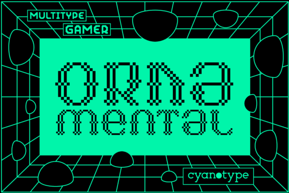 Gamer Ornamental: A Bold Display Font for Modern Creators