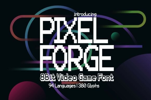 Pixel Forge: Retro Precision Meets Modern Depth in Typography