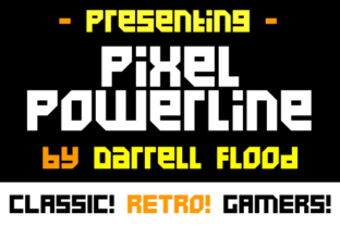 Pixel Powerline: Your Go-To Font for Gaming and Sci-Fi Design