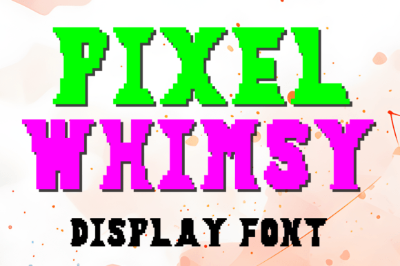 Pixel Whimsy: A Charming Typeface for Creative Projects