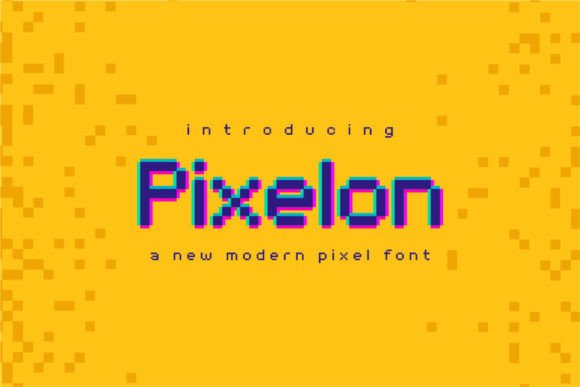 Pixelon: The Ultimate Retro Font for 8-Bit Design
