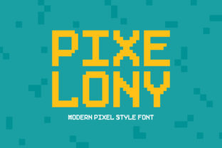 Pixelony: The Modern Pixel Font for Clean Design