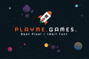 PlayMe.Games: A Pixel Font for Modern Design