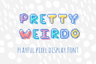 Pretty Weirdo: Your Go-To Playful Pixel Display Font