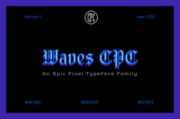 Waves CPC: The Bold Display Font for Modern Branding