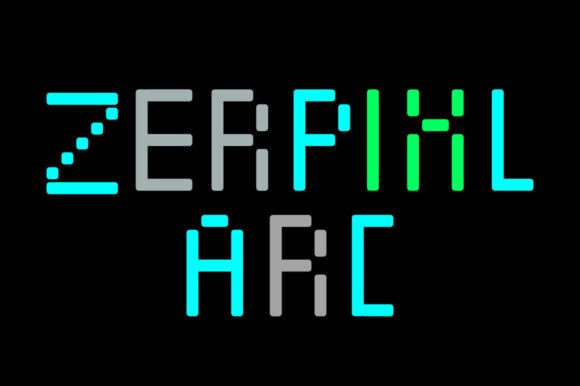Zerpixl Arc: A Modern Typeface for Pixel Art Lovers